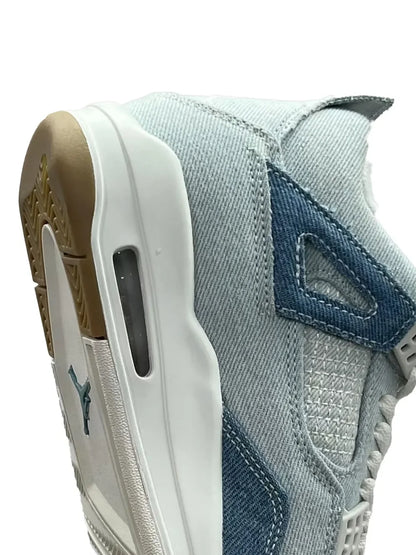 AIR JORDAN RETRO 4 WORN BLUE DENIM