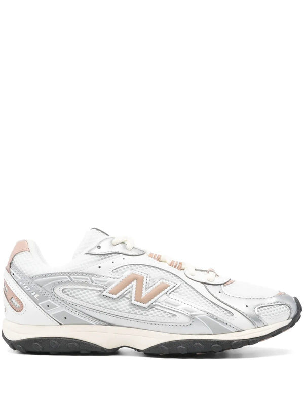 Newbalance 204L silver metallic white and brown