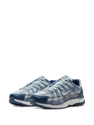 Nikkee P-6000 SE worn blue denim Low-Top Lace-Up