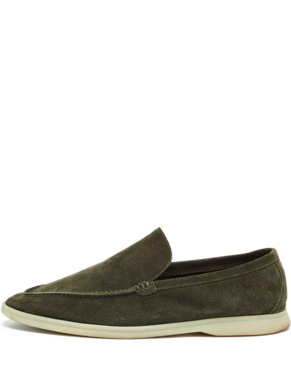 LORO PIANA SUMMER WALKS LOAFER SUEDE GREEN 300