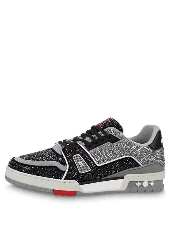 LOUIS VUITTION TRAINER CRYSTAL BLACK RED