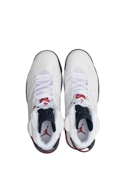 jordan retro 6 WHITE NEVY RED