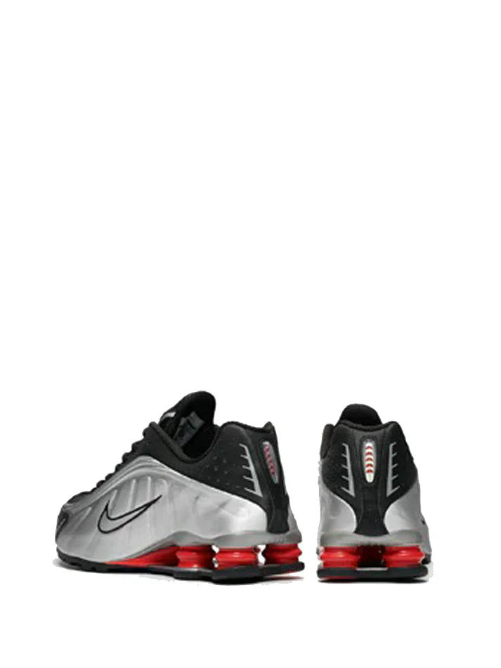 Nik_e Shox R4 Black Metallic Silver Fix