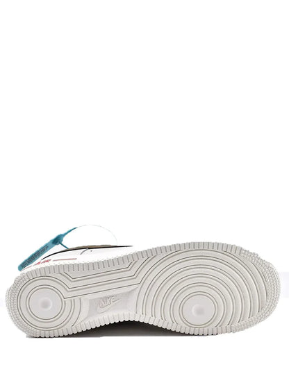 Nik_e airforce 1 mini red swoosh coffee milk womens fix