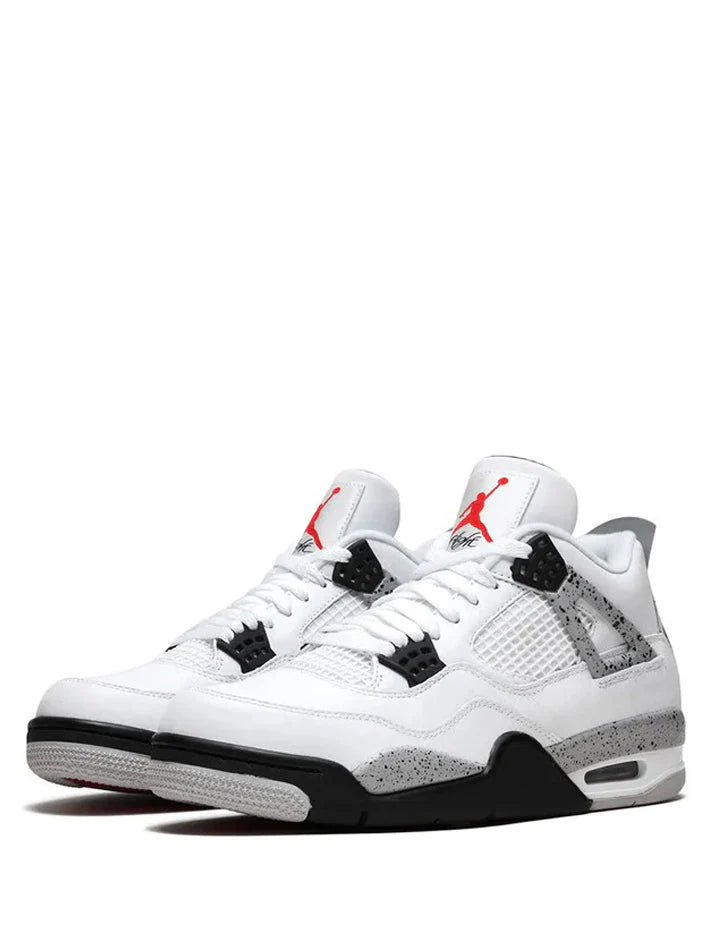 AIR JORDAN RETRO 4 WHITE CEMENT SEMI UA