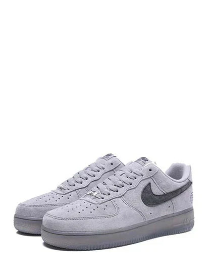 Nik_e Airforce 1 low reigning champ grey suede Fix