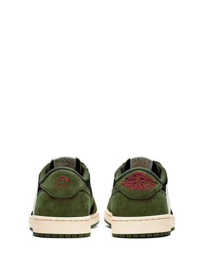 AIR JORDAN 1 LOW TRAVIS SCOTT OLIVE BLACK