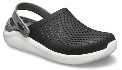 crocss literide black whit