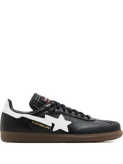 ADIDA.S SAMBA BAPE BLACK WHITE BLACK SNEAKER - 1