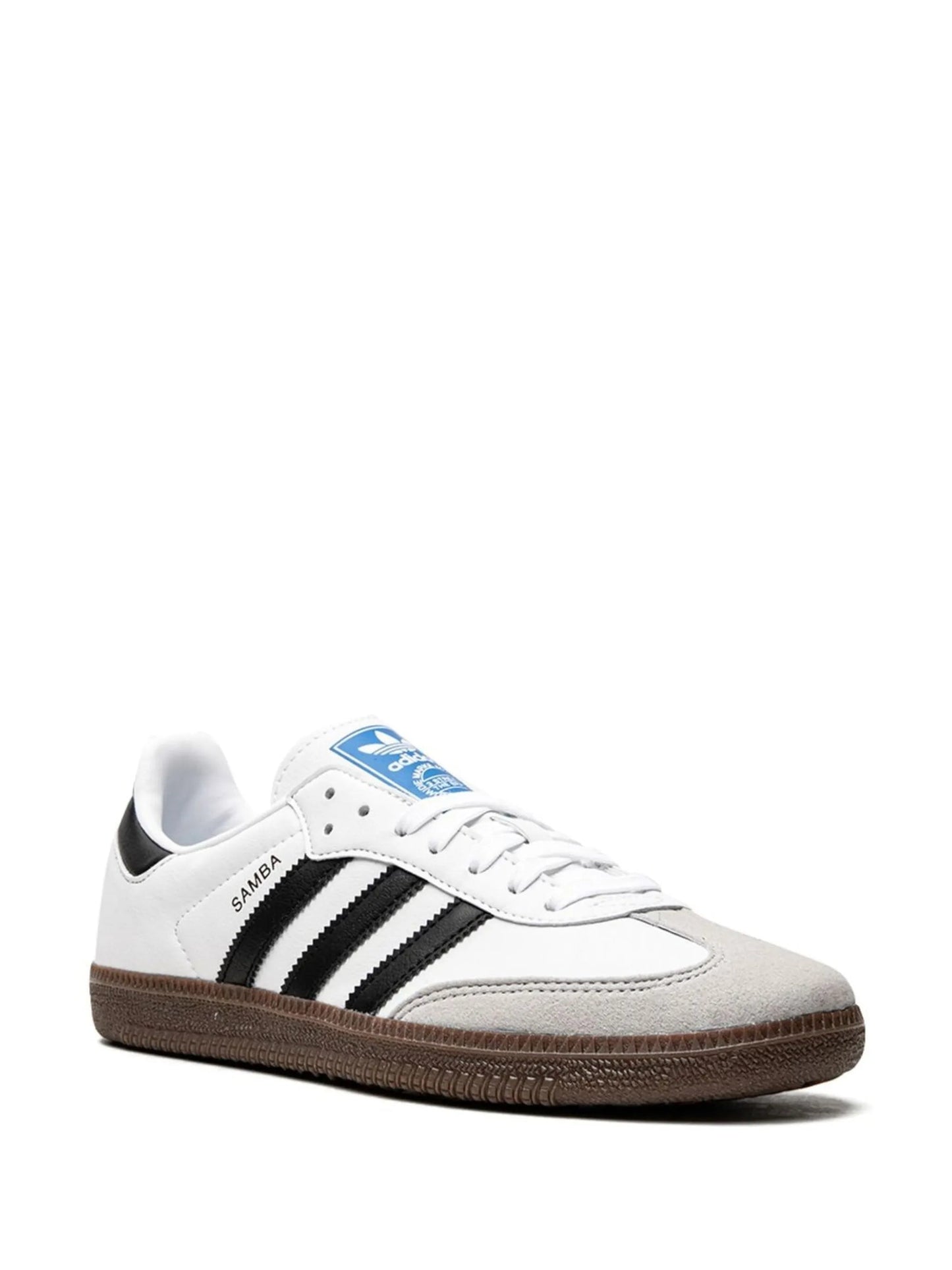 ADIDA.S SAMBA WHITE BLACK WITH KEYCHAIN MENS FIX - 2