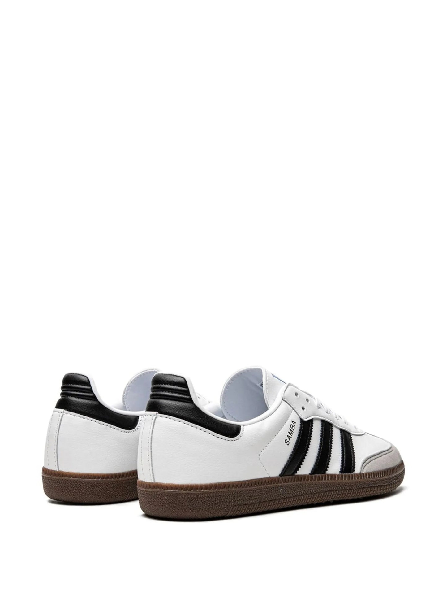 ADIDA.S SAMBA WHITE BLACK WITH KEYCHAIN MENS FIX - 3