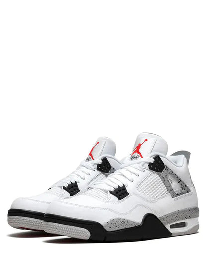 AIR JORDAN RETRO 4 WHITE CEMENT - 3
