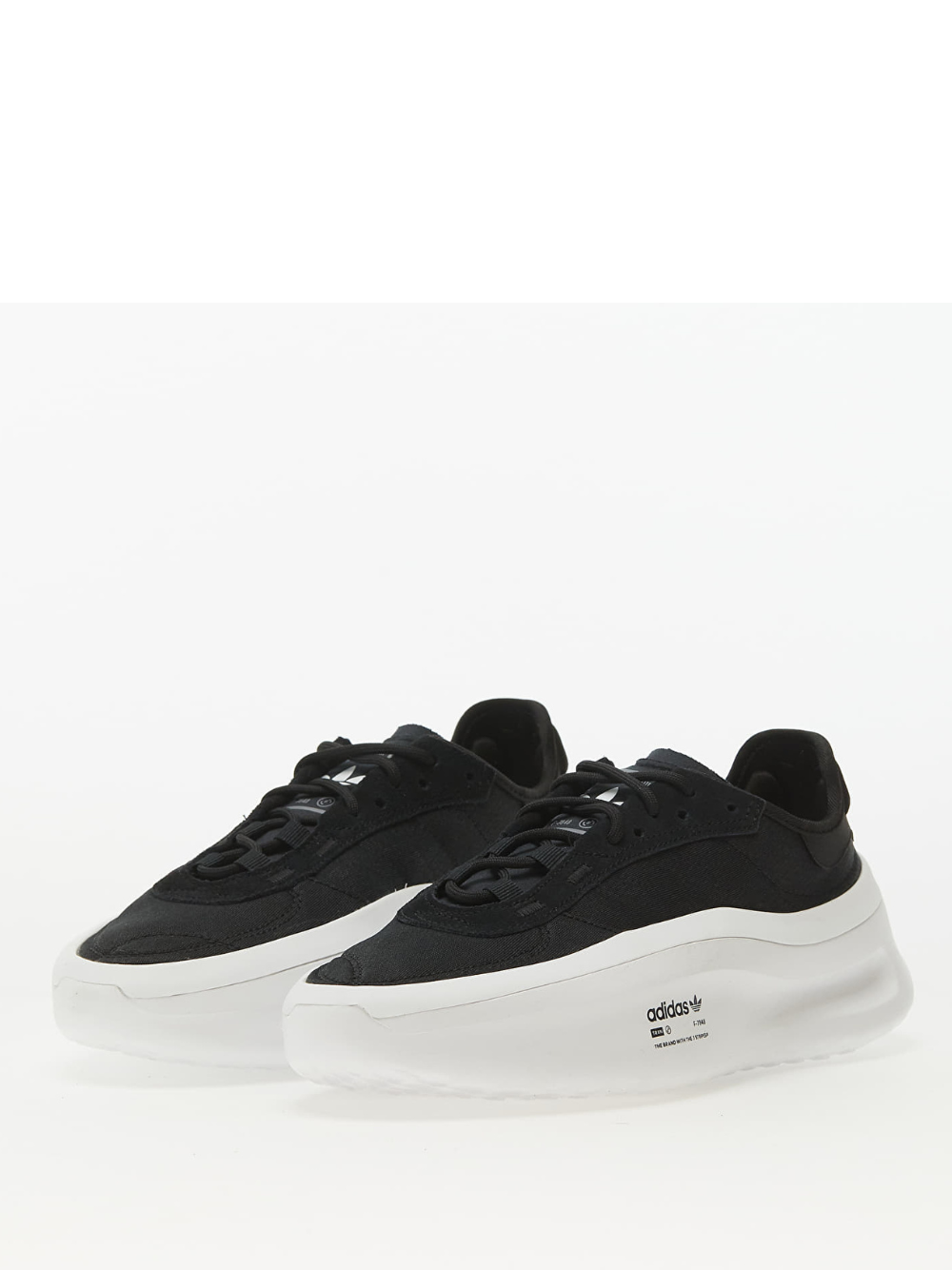 Addidass adifom trxn shoes originals sneakers core black white fix - 3