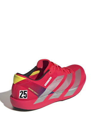 Adizero Adios 9 running shoe in the Lucid Red colorway. - 4