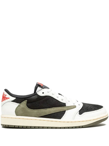 Air Jordan Retro 1 X Travis Scott Olive Green Semi ua - 1