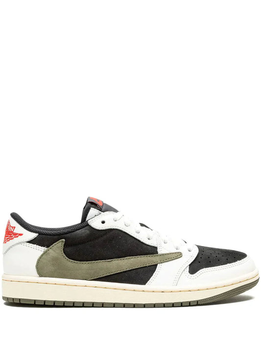 Air Jordan Retro 1 X Travis Scott Olive Green Semi ua