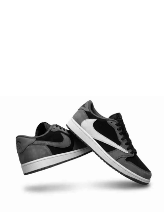 Air Jordan Retro 1 low travis scott fragment black Grey - 3