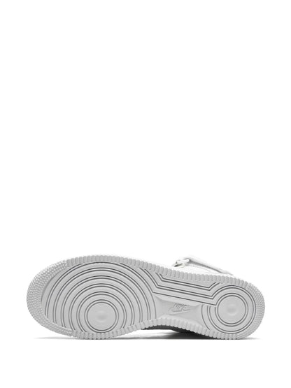 Airforce 1 Mid All White Women Sale - 4