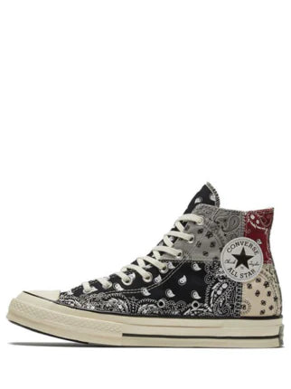 CONVERS.E CHUCK TYLOR ALL STAR 70 OFF SPRING PAISLEY BLACK - 2