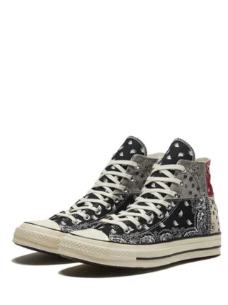 CONVERS.E CHUCK TYLOR ALL STAR 70 OFF SPRING PAISLEY BLACK - 3