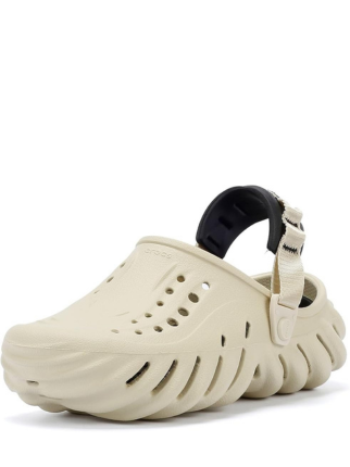 CROCCS ECHO BEIGE BLACK - 2