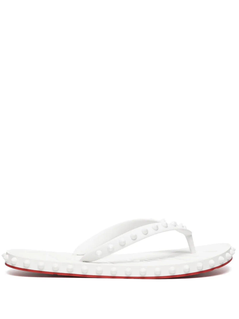 Chrisstian Loubouutin Loubi Flip White - 1