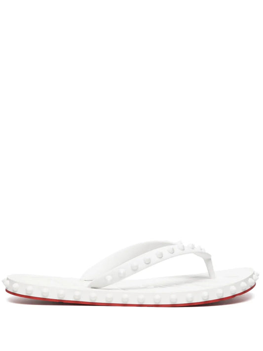 Chrisstian Loubouutin Loubi Flip White - 1
