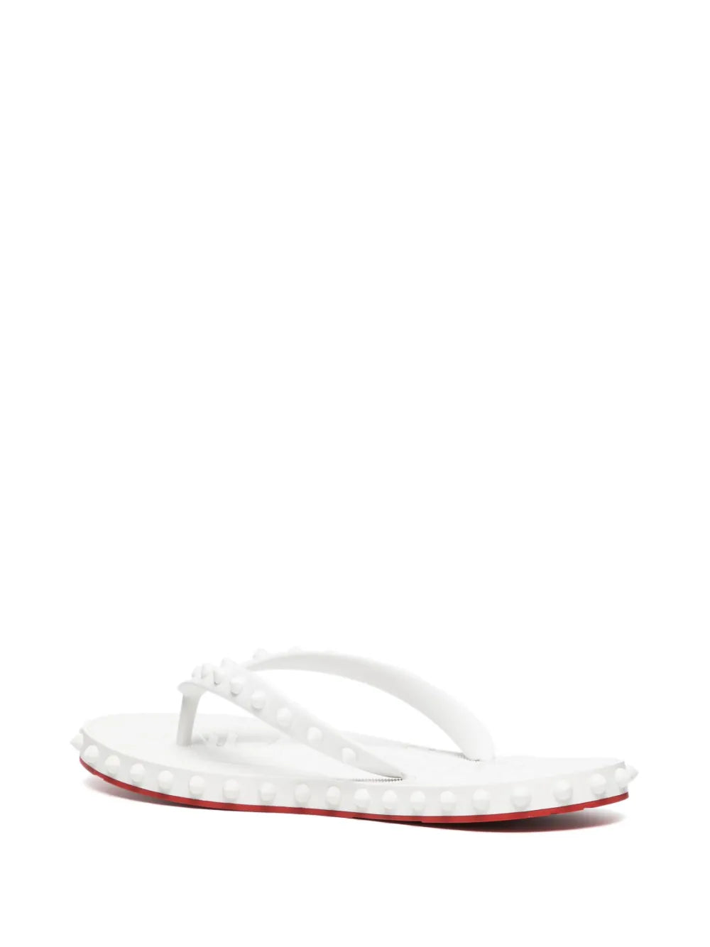 Chrisstian Loubouutin Loubi Flip White - 3