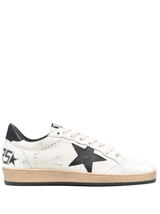 GOLDEN GOOSE BALLSTAR WHITE BLACK