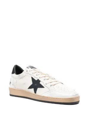 GOLDEN GOOSE BALLSTAR WHITE BLACK - 4