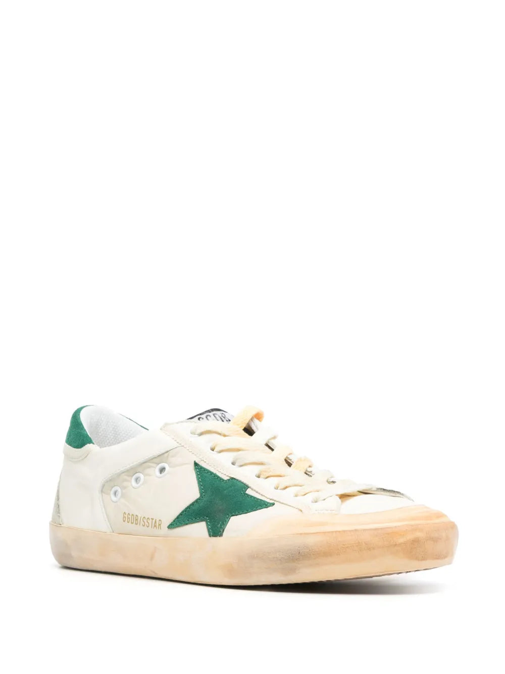 GOLDEN GOOSE BALLSTAR WHITE GREEN - 4