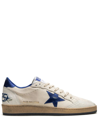 GOLDEN GOOSE BALL STAR LOW WHITE BLUETTE FIX - 1
