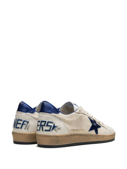 GOLDEN GOOSE BALL STAR LOW WHITE BLUETTE FIX - 3