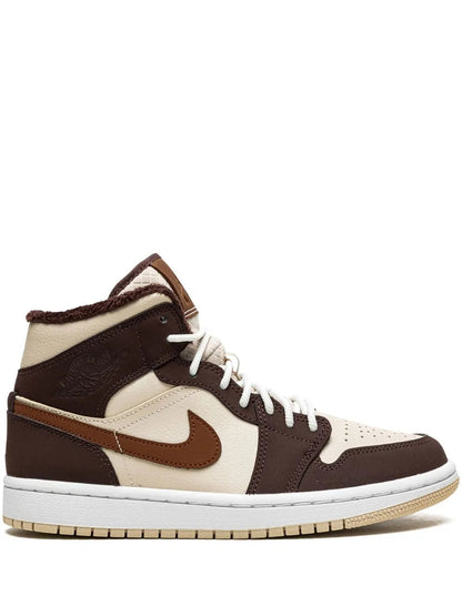 Jordan Retro 1 Mid Brown Basalt Oatmeal Mocha - 1