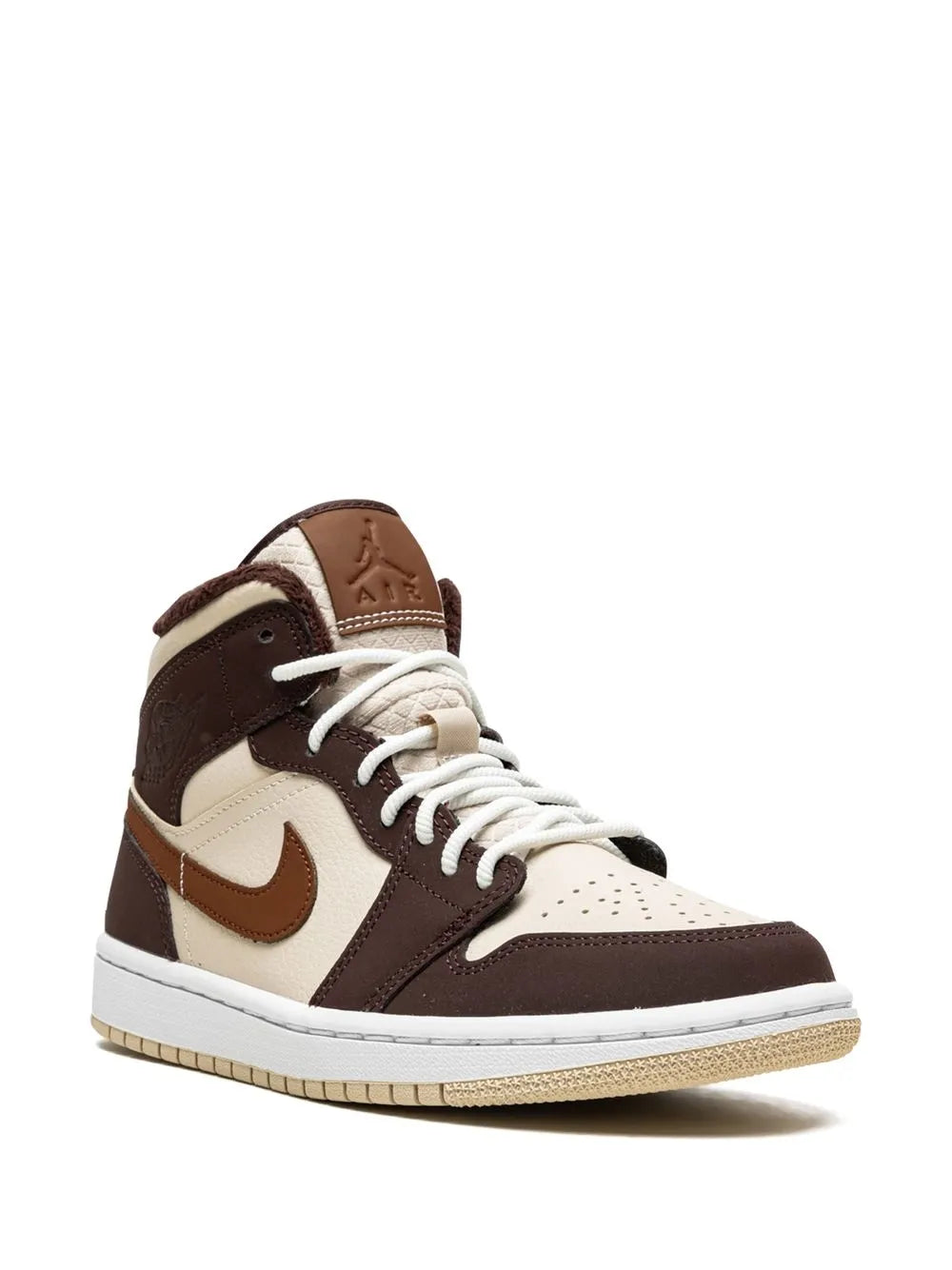 Jordan Retro 1 Mid Brown Basalt Oatmeal Mocha - 2