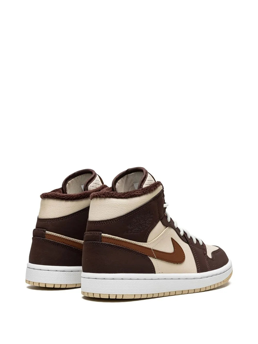 Jordan Retro 1 Mid Brown Basalt Oatmeal Mocha - 3