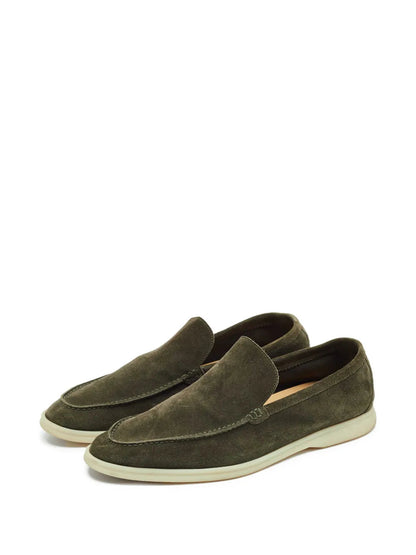 LORO PIANA SUMMER WALKS LOAFER SUEDE GREEN 300 - 4