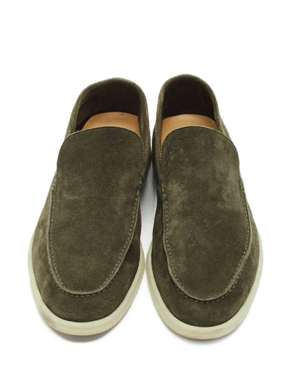 LORO PIANA SUMMER WALKS LOAFER SUEDE GREEN 300 - 5
