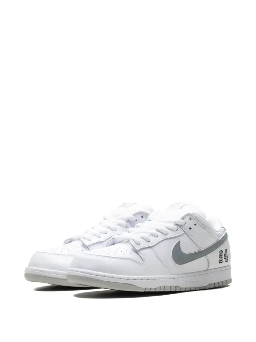 NI.KE SB DUNK LOW SUPREME 94 FULL WHITE - 4