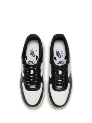 NIK.E AIRFORCE 1 LOW WHITE LIGHT SILVER COCONUT MILK BLACK - 3