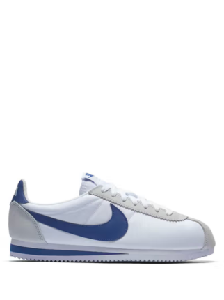 NIK.E CORTEZ WHITE BLUE WITH SUEDE - 1