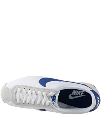 NIK.E CORTEZ WHITE BLUE WITH SUEDE - 4