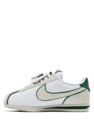 NIK EE Cortez White Green Suede - 3