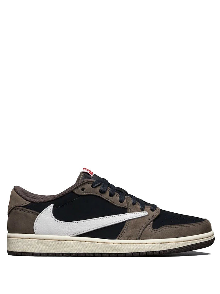 NIK E AIR JORDAN RETRO 1 LOW X TRAVIS SCOTT MOCHA SEMI UA - 1