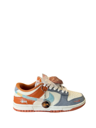 NIK_E SB DUNK STUSSY GREY ORANGE FIX - 1