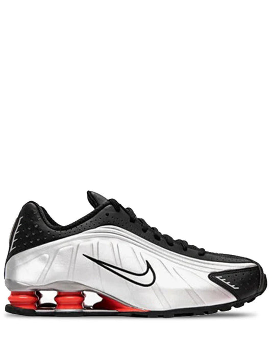 NIK_E SHOX R4 BLACK METALLIC SILVER FIX - 1