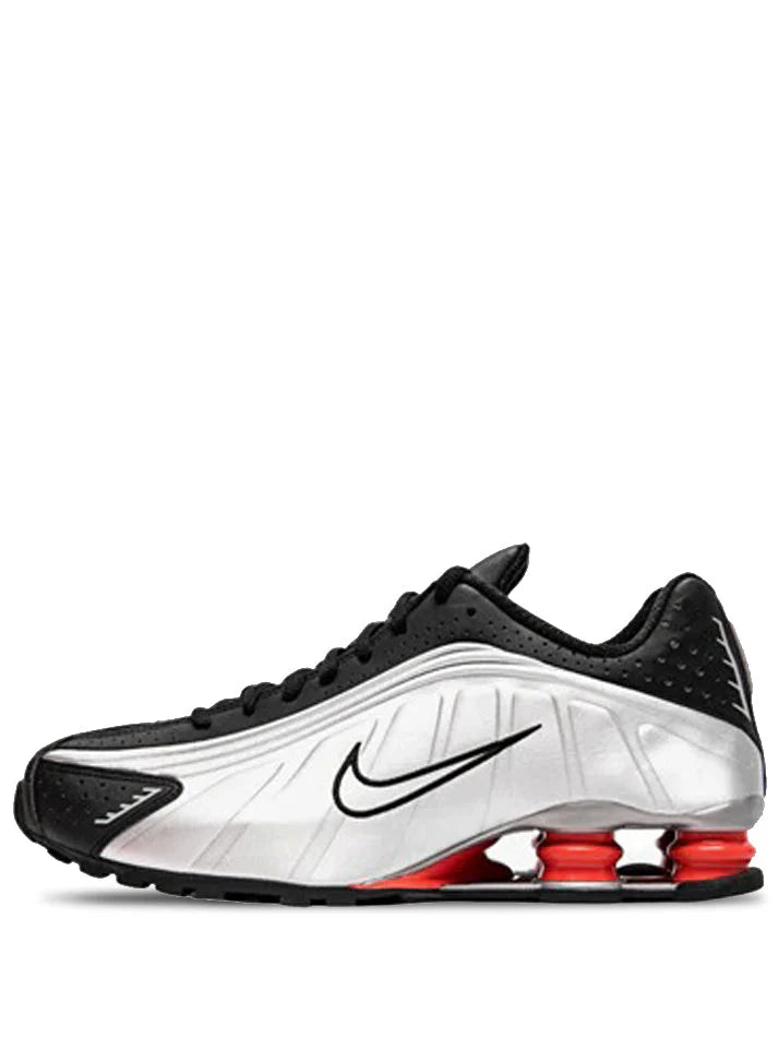 NIK_E SHOX R4 BLACK METALLIC SILVER FIX - 2