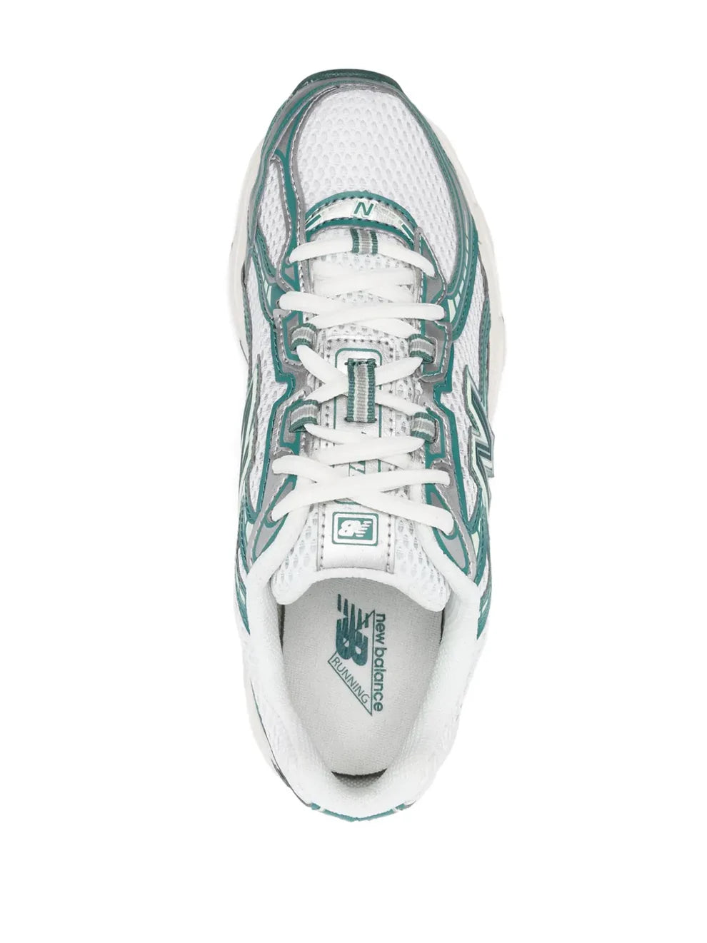 New balancee 740 Trainers White Marsh Green - 4