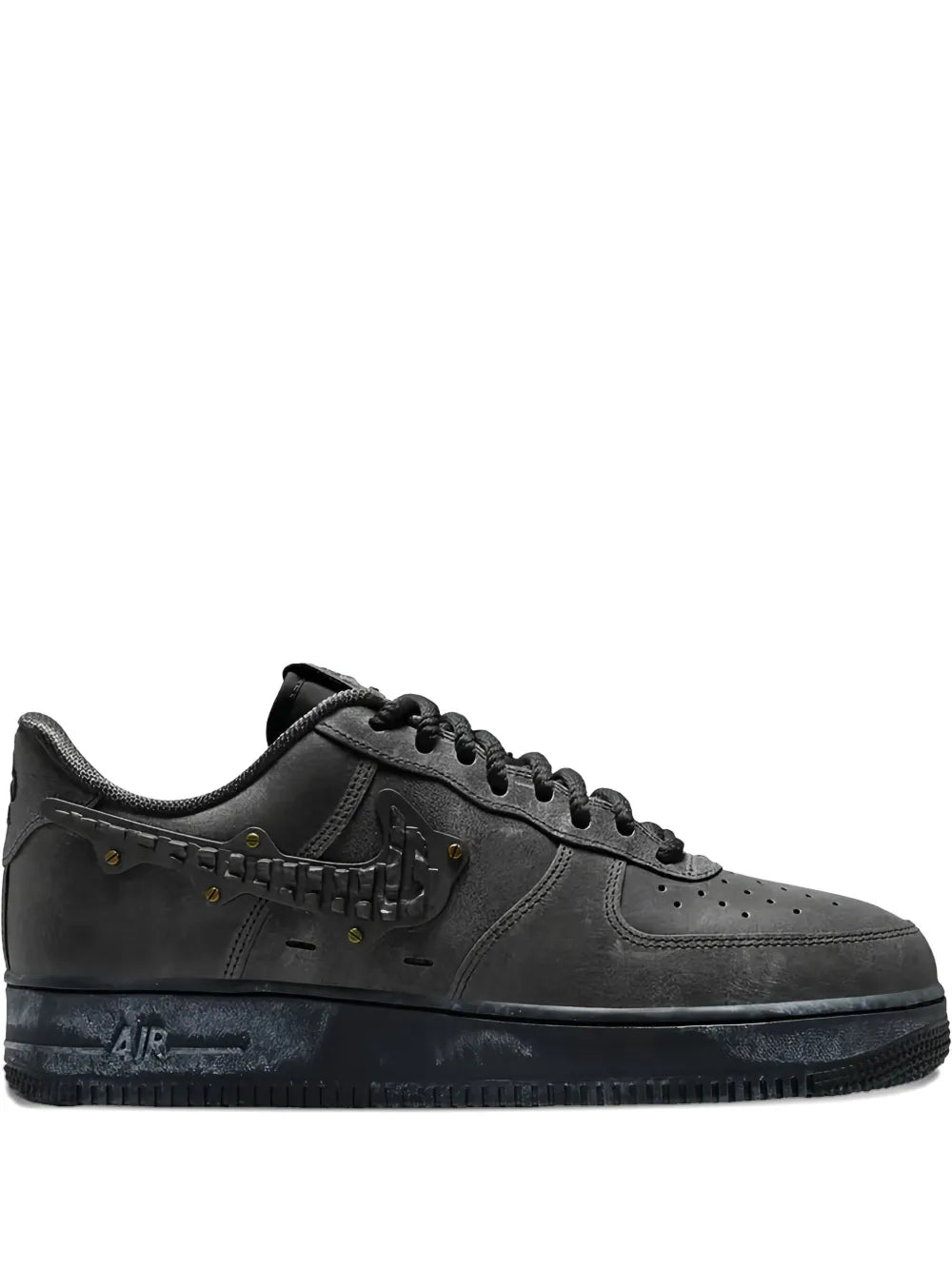 Nik_e Airforce 1 Low Medium Ash Black Fix - 1