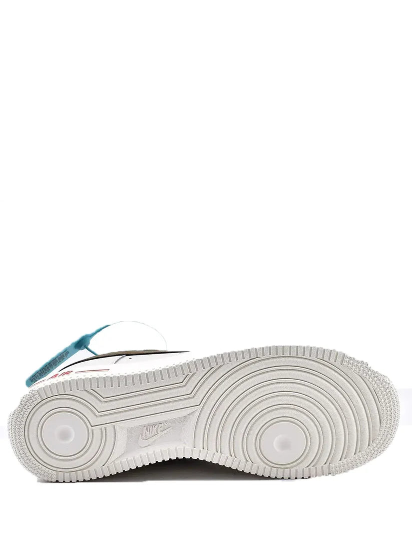Nik_e airforce 1 mini red swoosh coffee milk womens fix - 4